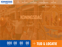 Tablet Screenshot of koningsdagcuracao.com